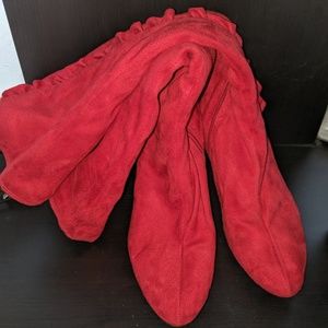 Jaclyn smith boots red